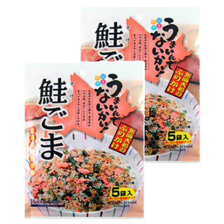HOKKAI YAMATO 北海大和 北海鮭魚芝麻香鬆, 單獨小包裝, 5袋入, 15g, 2袋