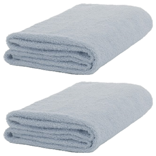日本桃雪飯店浴巾 精梳棉材質 柔軟不易落棉絮 蓬鬆更吸水, 冷灰, 2條