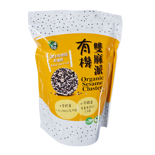 口福不淺 有機雙麻派, 天然手作烘焙，非油炸, 500g, 1袋