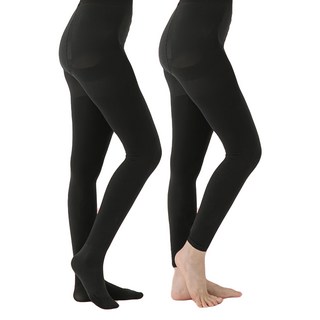 MI MI LEO 台灣製厚刷毛保暖雕塑褲襪 加厚 2件組精裝版 全包 + 九分