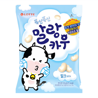 LOTTE 樂天 軟綿綿牛奶糖 原味 Q彈口感, 158g, 1包