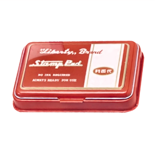 LIBERTY 利百代 印台 大款, 無需墨水, 隨時可用, 紅色, 12個