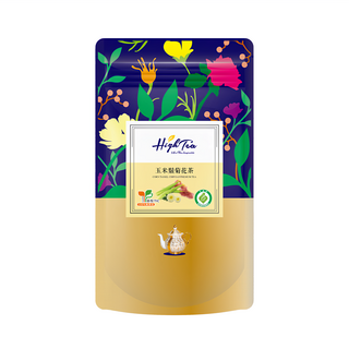 High Tea 伂橙 玉米鬚菊花茶 臺灣在地 無咖啡因茶飲 SGS檢驗合格, 3g, 12包, 1袋