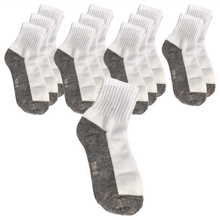 準聖實業 DV1/2素色襪, 台灣製造, 棉35%, 白, 22~26cm