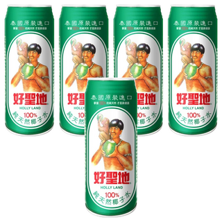 好聖地 100%純天然椰子水, 520ml, 5罐