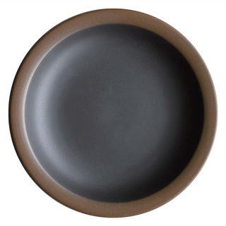 KOYO 光洋陶器 黑釉皿 陶瓷圓盤, 黑色, 1個