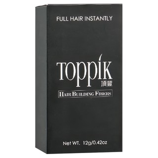 TOppiK 增髮纖維 12g, 1瓶, 黑色 BLACK