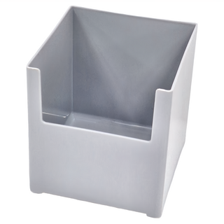 櫥櫃系統檔雜物收納盒, 灰色, 1個