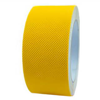 費歐家 鑽石紋防滑防水膠帶 5m x 2.5cm 黃色, 1個