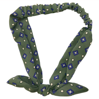 Hannah 蝴蝶結系列造型髮帶, 綠色