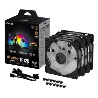 ASUS 華碩 TUF GAMING TR120 FAN ARGB 3IN1 3個, 1組