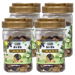 果然實在 四囍葡萄乾, 300g 台灣產, 4罐