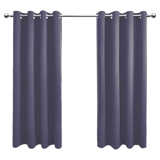 comet home 打孔式隔熱遮光窗簾, 深藍色, 1件