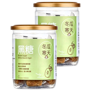 Medolly 蜜思朵 黑糖冬瓜寒天, 新鮮冬瓜與純濃黑糖, 黃金比例熬煮, Q彈寒天挑動味蕾, 清爽沁心, 退火解油膩, 台灣製造, 204g, 2罐