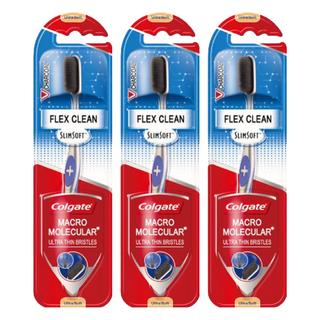 Colgate 高露潔 高分子炭深潔牙刷 顏色隨機, 1入, 3支