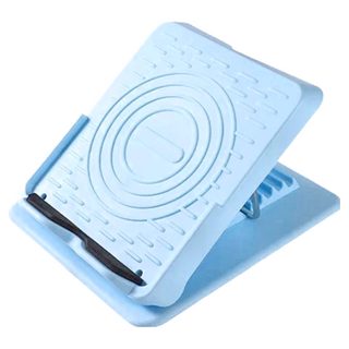 足底按摩拉筋板，ABS環保材質，凸出按摩浮點設計，建議承重95kg以下, 32.2 x 28.5 x 26.7cm, 淺藍色