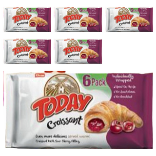土耳其 TODAY 可頌麵包櫻桃味270g*6包, 獨立包裝，方便攜帶，早餐點心首選, 270g