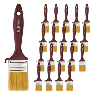 金好刷 301 無痕刷 (膠柄附鉤) (水油性用), 2吋, 20支