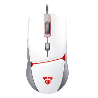 FANTECH 防滑手電競滑鼠 VX7 8000DPI 6個巨集按鈕 84g輕量設計, 白色