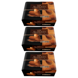 KAISER 甘百世 巧克力杏仁豆，添加精緻可可粉, 70g, 3盒