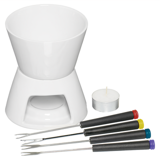 KitchenCraft 巧克力起司鍋組, 1組, 白色