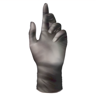 淨新科技 PVC無粉手套 S 黑色, 100入, 2盒