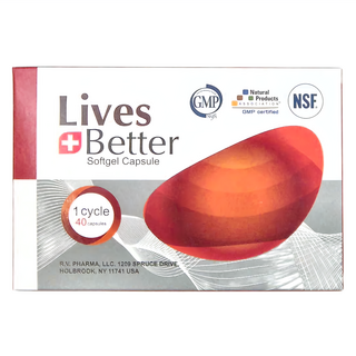 LIVES BETTER 康益倍 軟膠囊 1 Cycle, 40顆, 1盒