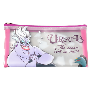 Disney 迪士尼 反派系列 寬版磨砂萬用包 CA774F-4, 烏蘇拉, 1個