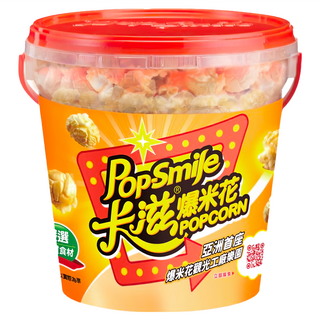 Pop-Smile 卡滋 蘑菇球爆米花 麻辣口味, 150g, 1桶