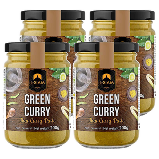 deSIAM 泰式綠咖哩膏, 200g, 4罐
