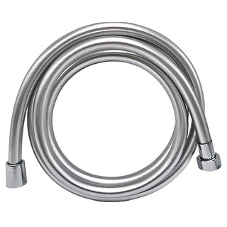 蓮蓬頭PVC軟管 銀色 耐用防漏, 2米