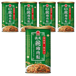 義美 海苔芝麻純豬肉鬆, 175g, 5罐