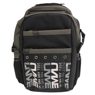 UnMe MAX加大版帥氣韓風休閒人體工學大空間後背書包 聚酯纖維100%, 30 x 48 x 20cm, 灰色