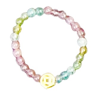 招財紅石榴切角戒指, 5g, 1個