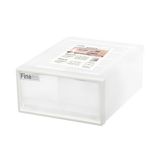 KEYWAY 聯府 雙抽屜整理箱 330 x 260 x 135mm 10L, 透明, 1層, 1個