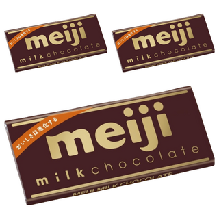 meiji 明治 牛奶巧克力, 50g, 3片