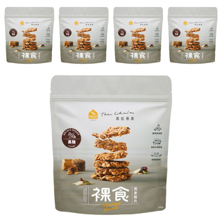The Chala 蕎拉燕麥 裸食燕麥脆片 黑糖, 230g, 5包