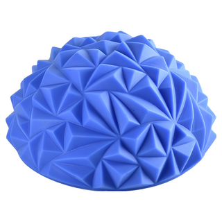 THE ONE UNITED 鑽石紋波速球 半圓平衡球 16 x 9cm 藍色 - 提升核心肌群，改善平衡感