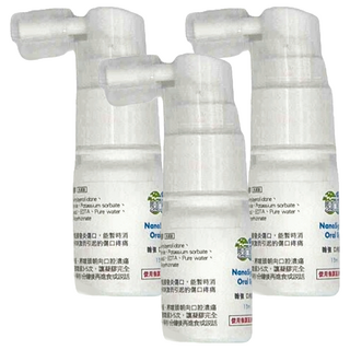 nano 翰強 速口舒 口內凝膠-噴瓶型, 15ml, 3瓶