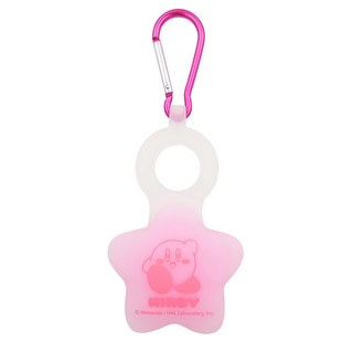 Nintendo 任天堂 卡比瓶子扣環粉 - 可愛造型 方便攜帶 適用於Nintendo Switch, 1入