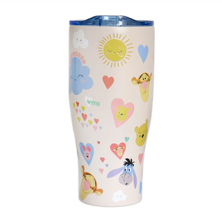 OTTO 崴昇 Disney 迪士尼 316不鏽鋼真空酷樂杯 900ml, 維尼粉, 1個