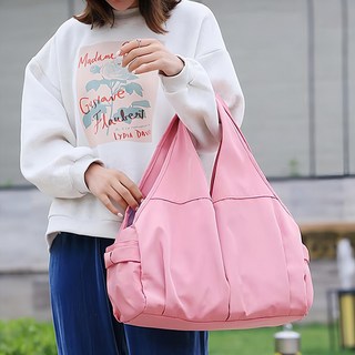 PORA BELLA 運動健身乾濕分離大容量收納行李袋 側背手提兩用 YB003, 1個, 均碼, 粉色