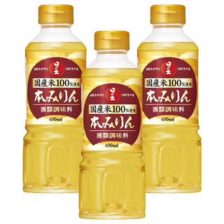 日之出 釀造日出本味醂, 100% 國產米使用, 400ml 酒類調味料, 3瓶