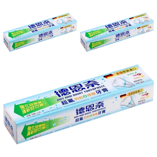 Day and Night 德恩奈 超氟 防蛀+修護 牙膏, 156g, 3條