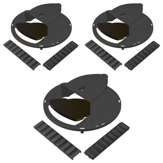 翻蓋捕鼠器 黑色, 3個