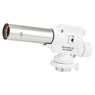 新富士 全方向尖火瓦斯噴槍 白色 RZ-730S，全方位噴火設計，操作簡單, 1個