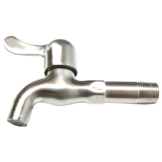 304不鏽鋼單把手陶瓷長栓 台灣製造 無鉛 陶瓷芯, 1個