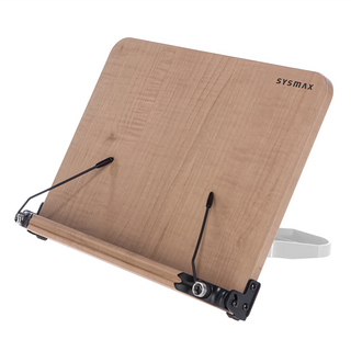 SYSmAX 13段可調式高級木質多功能看書架, S(302 x 213 x 42mm), 白色