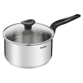 Tefal 特福 首選不鏽鋼系列 單柄湯鍋加蓋 3L, 20cm, 不鏽鋼, 1組