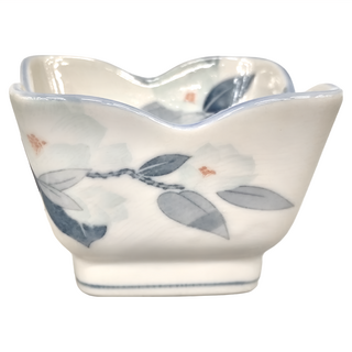 東峰山 茶花角缽 - 日本製 寬10cm 高7cm 滿水容量260ml 陶瓷, 1個